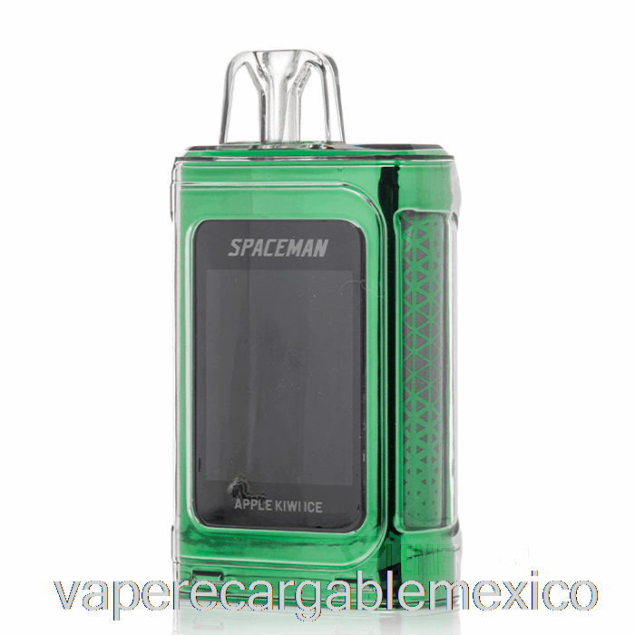 Vaporizador Recargable Spaceman Prism 20k Desechable Manzana Kiwi Hielo